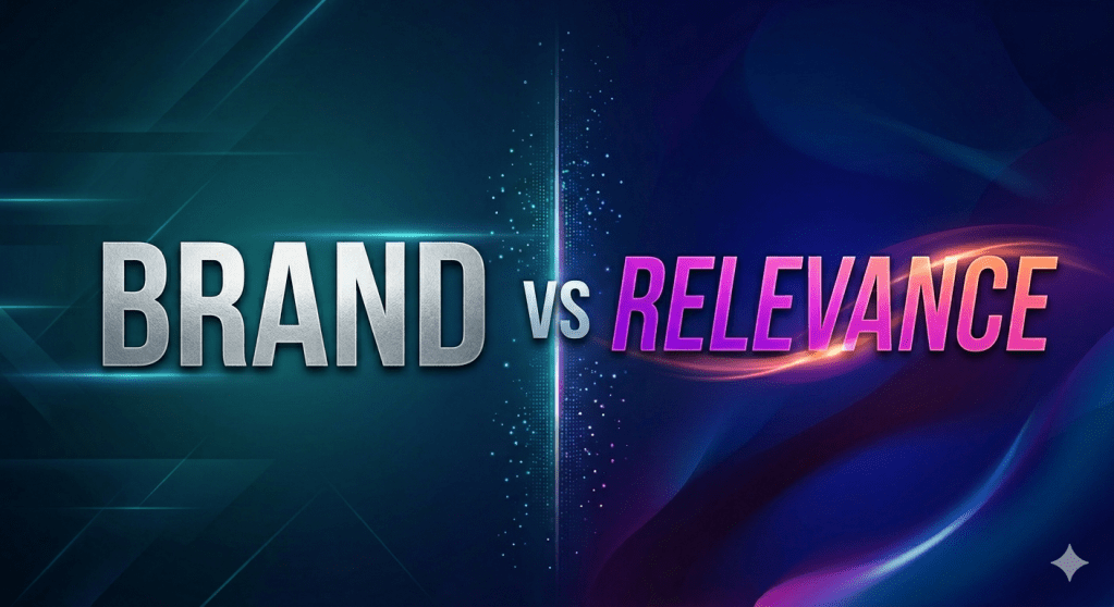 Brand Is Good. Relevance Is&nbsp;Better.